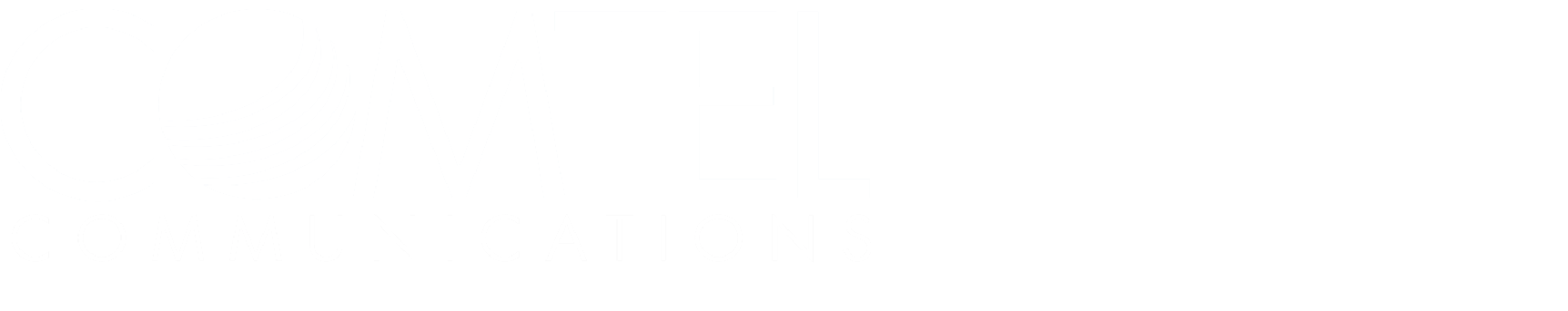 White Comtel Simplicity Logos together
